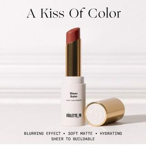 🆕💄♥️ VIOLETTE_FR♥️💄BISOU BALM Sheer Matte Lipstick in MonCheri